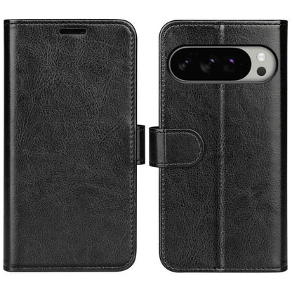 For Google Pixel 10 Pro XL R64 Texture Horizontal Flip Leather Phone Case(Black) - Google Cases by buy2fix | Online Shopping UK | buy2fix
