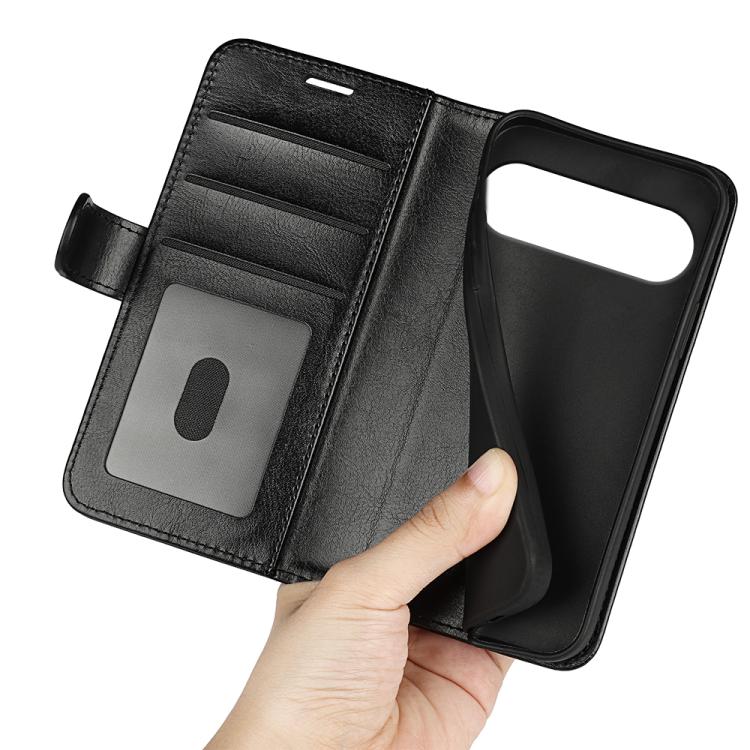 For Google Pixel 10 Pro XL R64 Texture Horizontal Flip Leather Phone Case(Black) - Google Cases by buy2fix | Online Shopping UK | buy2fix