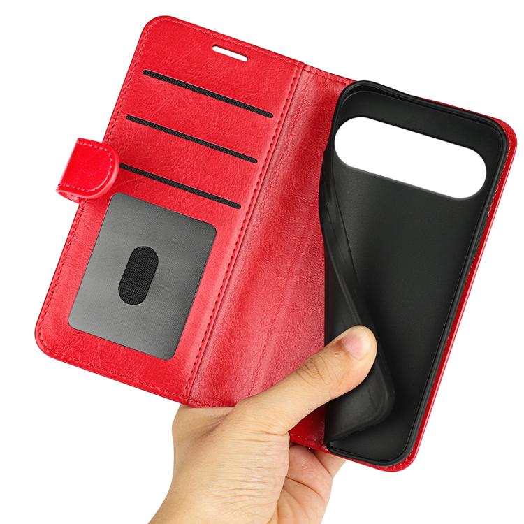 For Google Pixel 10 Pro XL R64 Texture Horizontal Flip Leather Phone Case(Red) - Google Cases by buy2fix | Online Shopping UK | buy2fix
