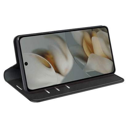 For Google Pixel 10 Pro XL Retro-skin Magnetic Suction Leather Phone Case(Black) - Google Cases by buy2fix | Online Shopping UK | buy2fix