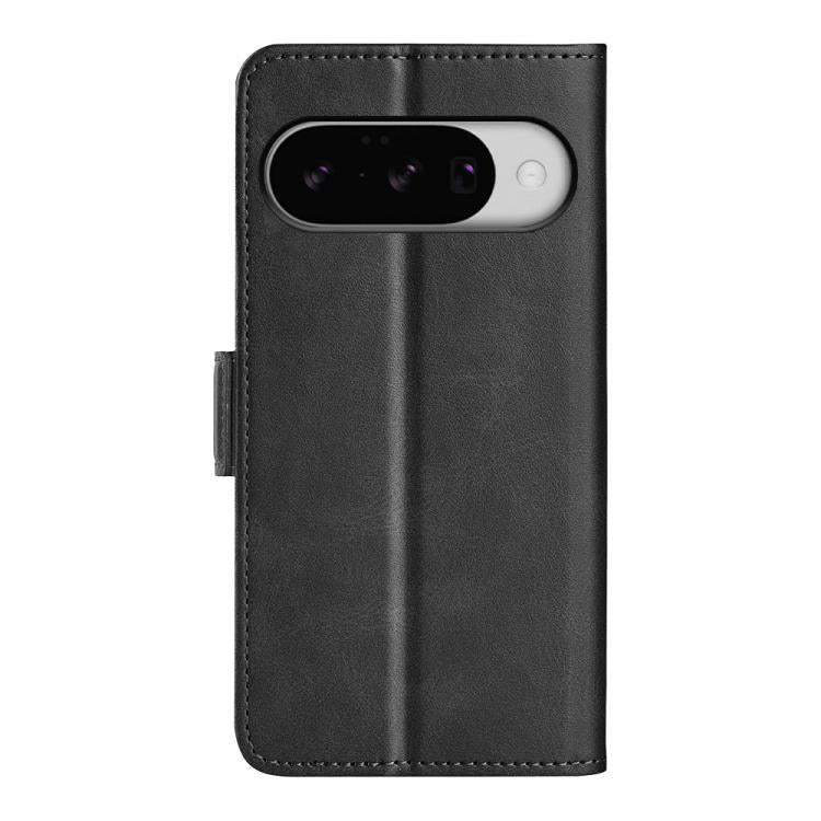 For Google Pixel 10 / 10 Pro Dual-side Magnetic Buckle Horizontal Flip Leather Phone Case(Black) - Google Cases by buy2fix | Online Shopping UK | buy2fix