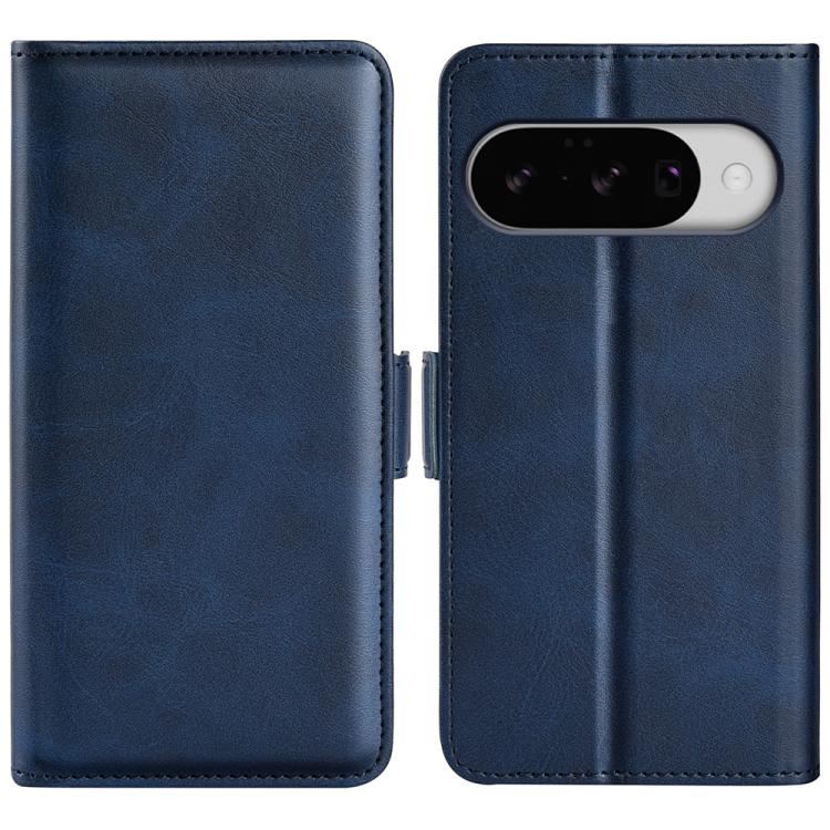 For Google Pixel 10 / 10 Pro Dual-side Magnetic Buckle Horizontal Flip Leather Phone Case(Dark Blue) - Google Cases by buy2fix | Online Shopping UK | buy2fix