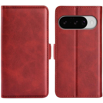 For Google Pixel 10 / 10 Pro Dual-side Magnetic Buckle Horizontal Flip Leather Phone Case(Red) - Google Cases by buy2fix | Online Shopping UK | buy2fix
