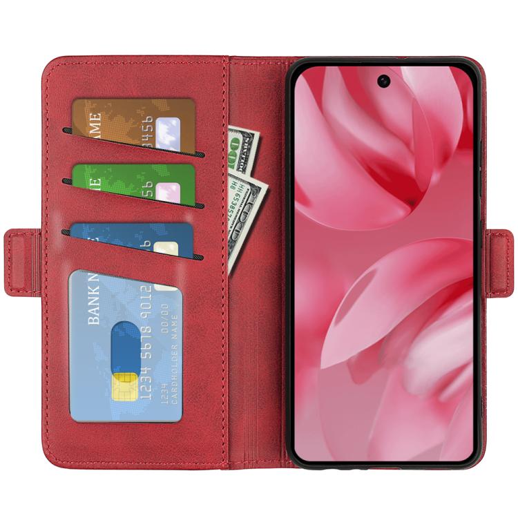 For Google Pixel 10 / 10 Pro Dual-side Magnetic Buckle Horizontal Flip Leather Phone Case(Red) - Google Cases by buy2fix | Online Shopping UK | buy2fix