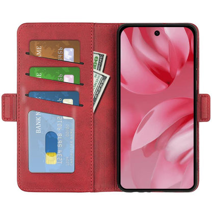 For Google Pixel 10 / 10 Pro Dual-side Magnetic Buckle Horizontal Flip Leather Phone Case(Red) - Google Cases by buy2fix | Online Shopping UK | buy2fix