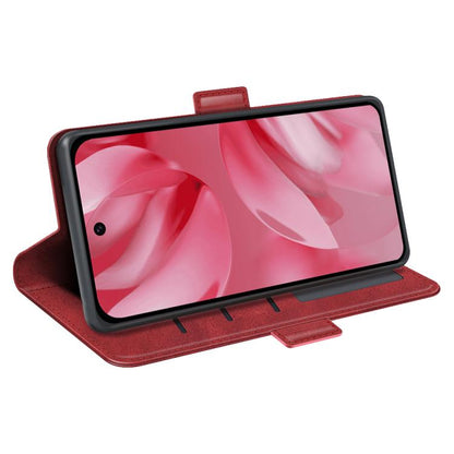 For Google Pixel 10 / 10 Pro Dual-side Magnetic Buckle Horizontal Flip Leather Phone Case(Red) - Google Cases by buy2fix | Online Shopping UK | buy2fix