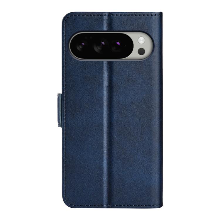 For Google Pixel 10 Pro XL Dual-side Magnetic Buckle Horizontal Flip Leather Phone Case(Dark Blue) - Google Cases by buy2fix | Online Shopping UK | buy2fix