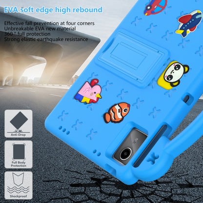 For TCL Tab 11 9466x3 Handle Kickstand Children EVA Shockproof Tablet Case(Sky Blue) - Others by buy2fix | Online Shopping UK | buy2fix