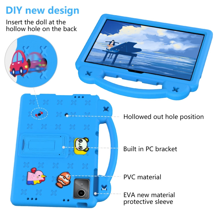 For TCL Tab 11 9466x3 Handle Kickstand Children EVA Shockproof Tablet Case(Sky Blue) - Others by buy2fix | Online Shopping UK | buy2fix