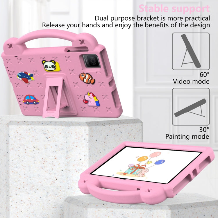 For TCL Tab 10 Gen2 10.36 2023 Handle Kickstand Children EVA Shockproof Tablet Case(Pink) - Others by buy2fix | Online Shopping UK | buy2fix