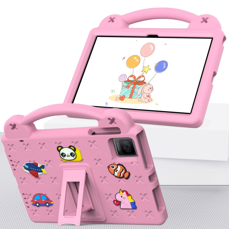 For TCL Tab 10 Gen2 10.36 2023 Handle Kickstand Children EVA Shockproof Tablet Case(Pink) - Others by buy2fix | Online Shopping UK | buy2fix