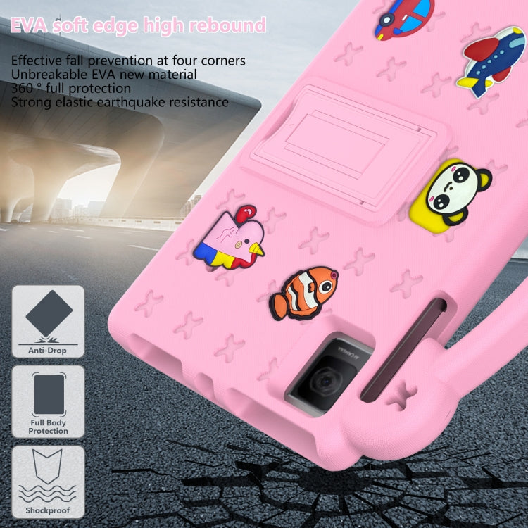 For TCL Tab 10 Gen2 10.36 2023 Handle Kickstand Children EVA Shockproof Tablet Case(Pink) - Others by buy2fix | Online Shopping UK | buy2fix
