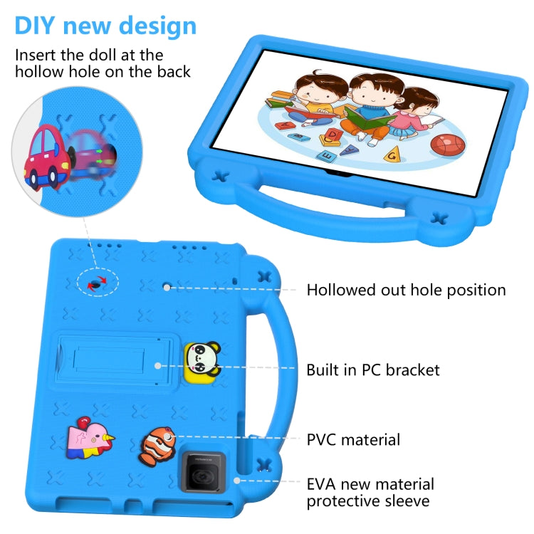For TCL Tab 10 Gen2 10.36 2023 Handle Kickstand Children EVA Shockproof Tablet Case(Sky Blue) - Others by buy2fix | Online Shopping UK | buy2fix