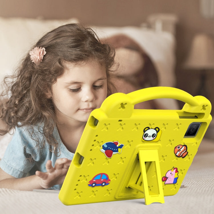 For TCL Tab 10 Gen2 10.36 2023 Handle Kickstand Children EVA Shockproof Tablet Case(Yellow) - Others by buy2fix | Online Shopping UK | buy2fix
