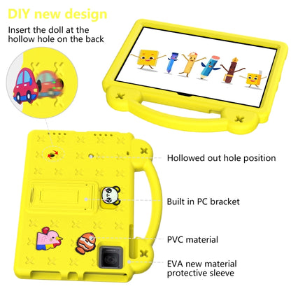 For TCL Tab 10 Gen2 10.36 2023 Handle Kickstand Children EVA Shockproof Tablet Case(Yellow) - Others by buy2fix | Online Shopping UK | buy2fix