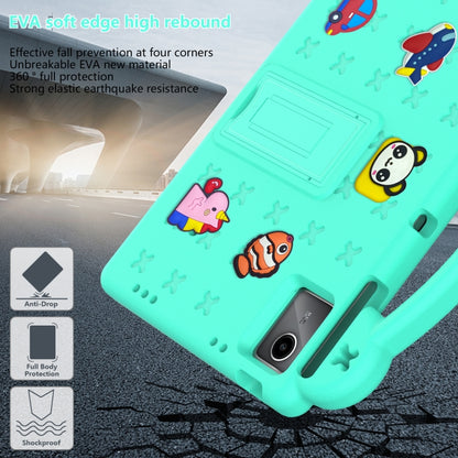 For Onn Tbspg 100110027 2023 Handle Kickstand Children EVA Shockproof Tablet Case(Mint Green) - Others by buy2fix | Online Shopping UK | buy2fix