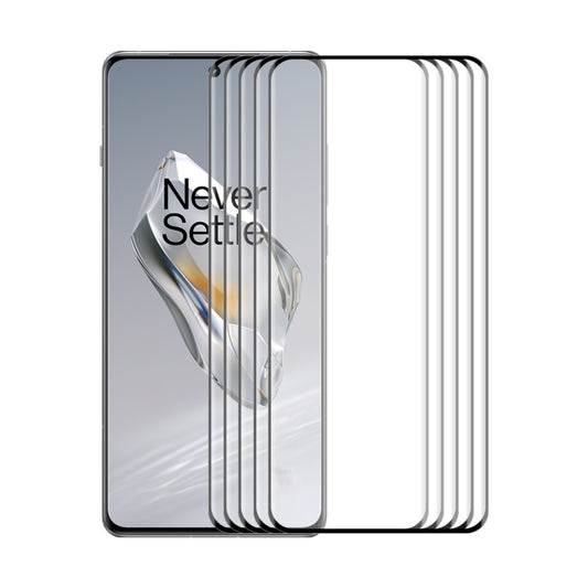 For OnePlus 12 5pcs ENKAY Hat-Prince 3D Hot Bending Side Glue Tempered Glass Full Film - OnePlus Tempered Glass by ENKAY | Online Shopping UK | buy2fix