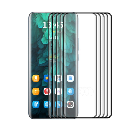 For OnePlus 13 5pcs ENKAY Hat-Prince 3D Hot Bending Side Glue Tempered Glass Full Film - OnePlus Tempered Glass by ENKAY | Online Shopping UK | buy2fix