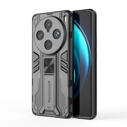 For vivo X100 Pro Supersonic Armor PC Hybrid TPU Phone Case(Black) - vivo Cases by imak | Online Shopping UK | buy2fix