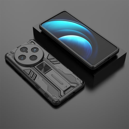 For vivo X100 Pro Supersonic Armor PC Hybrid TPU Phone Case(Black) - vivo Cases by imak | Online Shopping UK | buy2fix