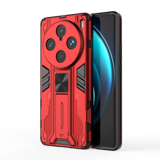 For vivo X100 Pro Supersonic Armor PC Hybrid TPU Phone Case(Red) - vivo Cases by imak | Online Shopping UK | buy2fix