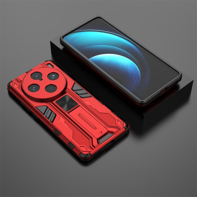 For vivo X100 Pro Supersonic Armor PC Hybrid TPU Phone Case(Red) - vivo Cases by imak | Online Shopping UK | buy2fix