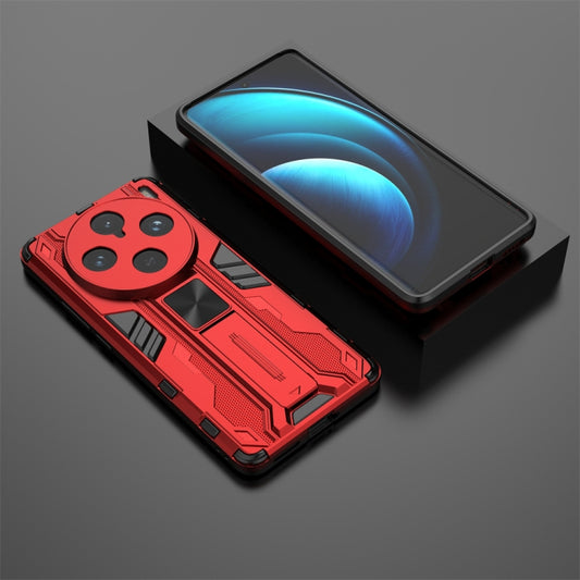 For vivo X100 Pro Supersonic Armor PC Hybrid TPU Phone Case(Red) - vivo Cases by imak | Online Shopping UK | buy2fix