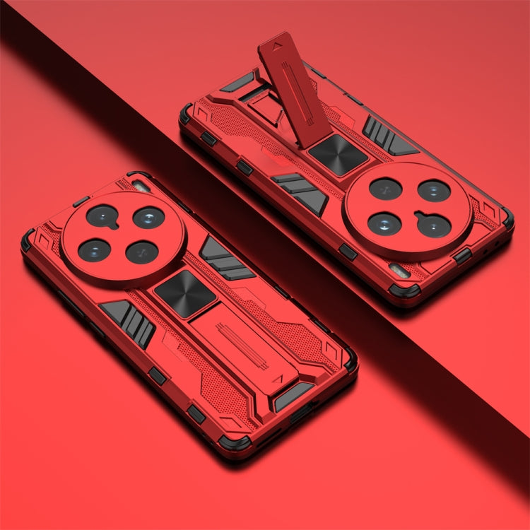 For vivo X100 Pro Supersonic Armor PC Hybrid TPU Phone Case(Red) - vivo Cases by imak | Online Shopping UK | buy2fix
