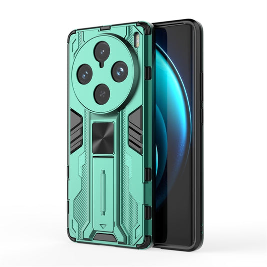 For vivo X100 Pro Supersonic Armor PC Hybrid TPU Phone Case(Green) - vivo Cases by imak | Online Shopping UK | buy2fix