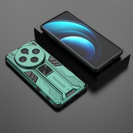 For vivo X100 Pro Supersonic Armor PC Hybrid TPU Phone Case(Green) - vivo Cases by imak | Online Shopping UK | buy2fix