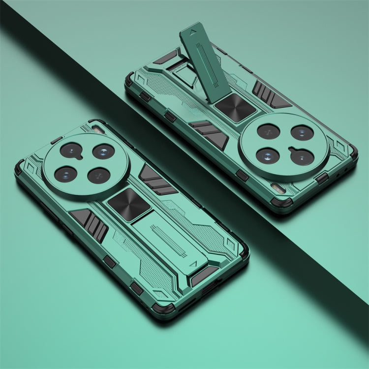 For vivo X100 Pro Supersonic Armor PC Hybrid TPU Phone Case(Green) - vivo Cases by imak | Online Shopping UK | buy2fix