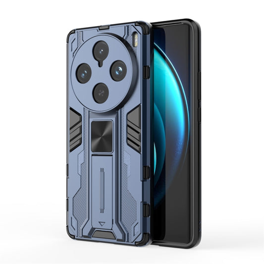 For vivo X100 Pro Supersonic Armor PC Hybrid TPU Phone Case(Blue) - vivo Cases by imak | Online Shopping UK | buy2fix