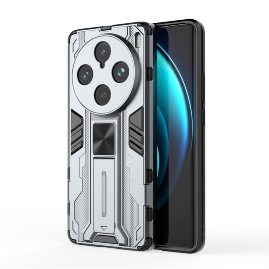 For vivo X100 Pro Supersonic Armor PC Hybrid TPU Phone Case(Grey) - vivo Cases by imak | Online Shopping UK | buy2fix