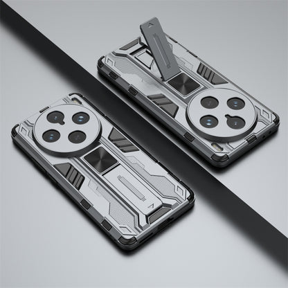For vivo X100 Pro Supersonic Armor PC Hybrid TPU Phone Case(Grey) - vivo Cases by imak | Online Shopping UK | buy2fix