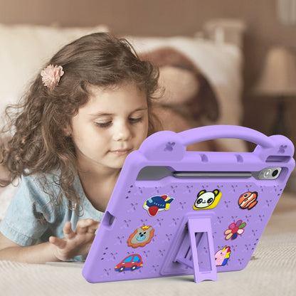 For  Lenovo Tab  P12 / Xiaoxin Pad Pro 12.7 Handle Kickstand Children EVA Shockproof Tablet Case(Light Purple) - Lenovo by buy2fix | Online Shopping UK | buy2fix