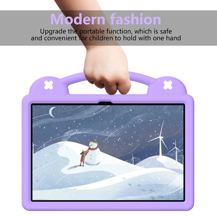 For  Lenovo Tab  P12 / Xiaoxin Pad Pro 12.7 Handle Kickstand Children EVA Shockproof Tablet Case(Light Purple) - Lenovo by buy2fix | Online Shopping UK | buy2fix