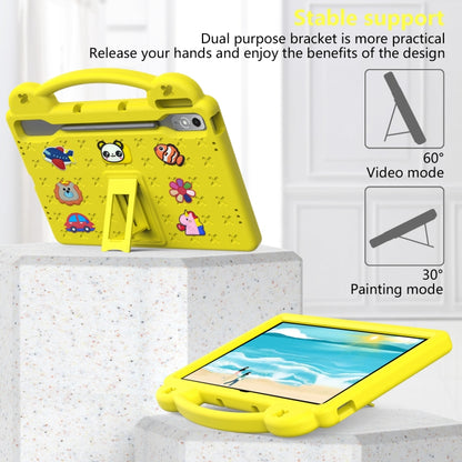 For  Lenovo Tab  P12 / Xiaoxin Pad Pro 12.7 Handle Kickstand Children EVA Shockproof Tablet Case(Yellow) - Lenovo by buy2fix | Online Shopping UK | buy2fix