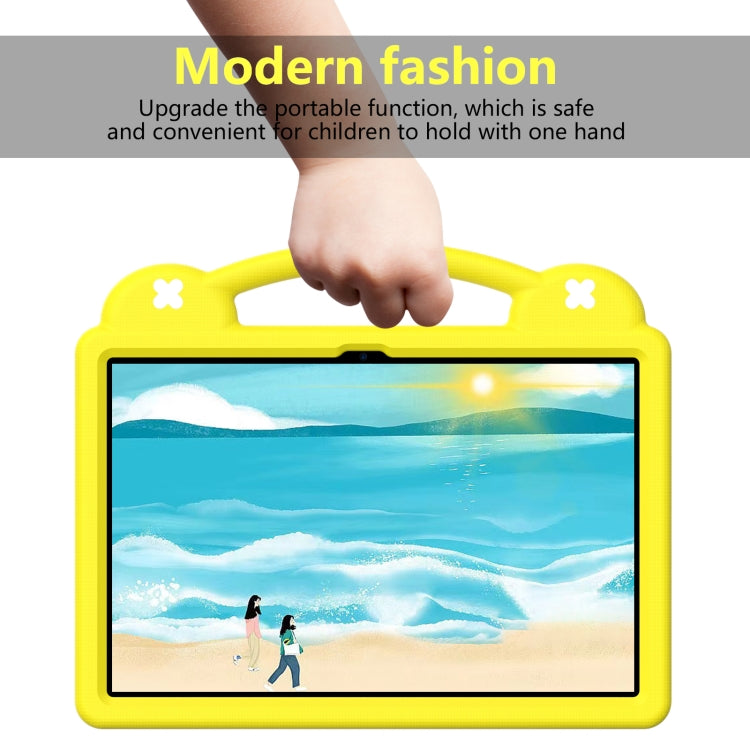 For  Lenovo Tab  P12 / Xiaoxin Pad Pro 12.7 Handle Kickstand Children EVA Shockproof Tablet Case(Yellow) - Lenovo by buy2fix | Online Shopping UK | buy2fix