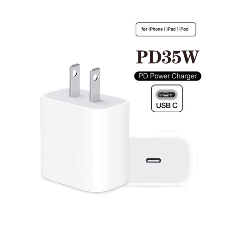 PD35W USB-C / Type-C Port Charger for iPhone / iPad Series, US Plug by buy2fix
