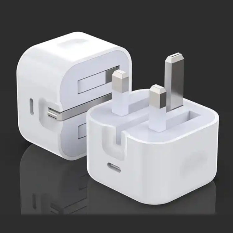 PD35W USB-C / Type-C Port Charger with 1m Type-C to Type-C Data Cable, UK Plug by buy2fix