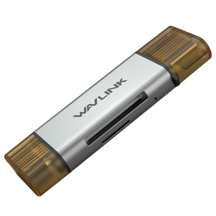 WAVLINK WL-CR3002 Multi-Function Mini Aluminum Alloy Shell Type-C+USB3.0 SD/TF Card Reader by buy2fix