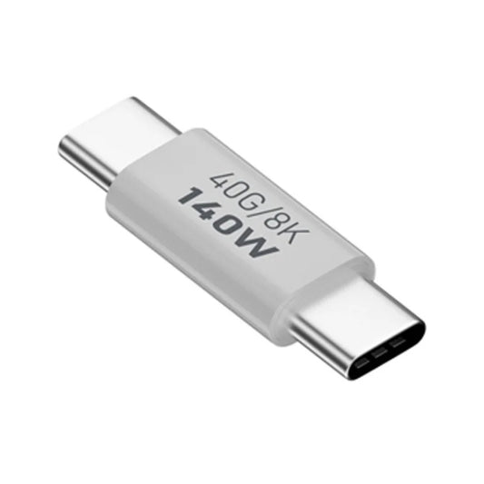 USB 3.1 Type-C to Type-C 40Gbps 8K Transmission Adapter 140W 5A Charge, Specification:Type-C Male to Male by buy2fix