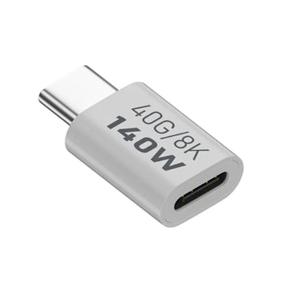 USB 3.1 Type-C to Type-C 40Gbps 8K Transmission Adapter 140W 5A Charge, Specification:Type-C Male to Female by buy2fix