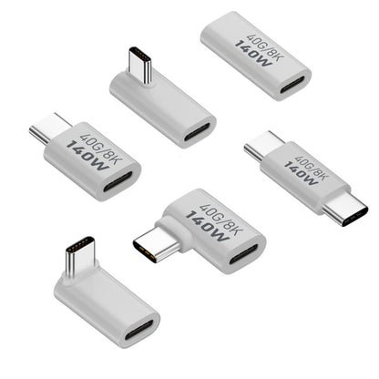 USB 3.1 Type-C to Type-C 40Gbps 8K Transmission Adapter 140W 5A Charge, Specification:Type-C Male to Female by buy2fix
