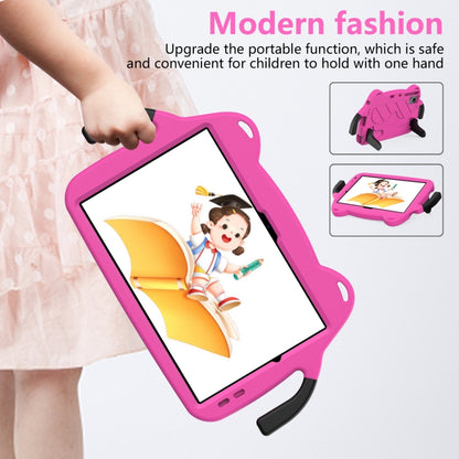 For TCL NxtPader 11 2023 Ice Baby EVA Shockproof Hard PC Tablet Case(Rose Red+Black) - Others by buy2fix | Online Shopping UK | buy2fix