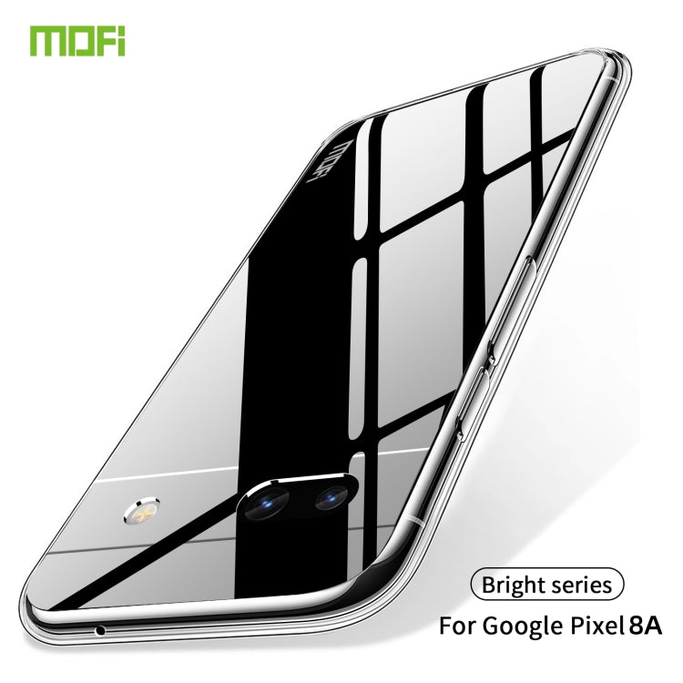 For Google Pixel 8a MOFI Ming Series Transparent Ultra-thin TPU Phone Case(Transparent) by MOFI