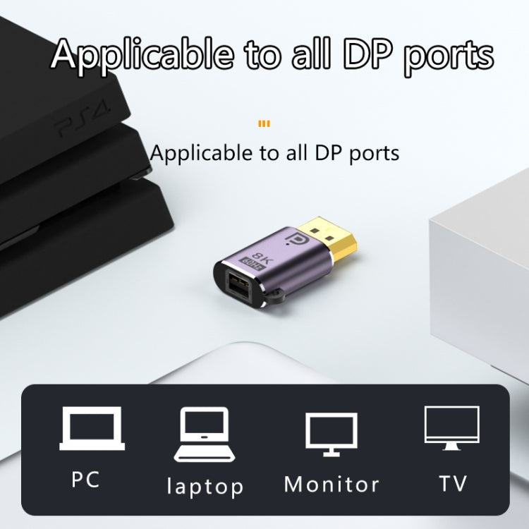 Mini DP Male to Mini DP Female Adapter 8K 60Hz HD Video Transmission Expanding by buy2fix