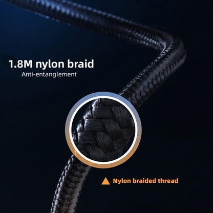 PD 100W Type-C to Big Square USB Port Charging Cable For Lenovo Thinkpad/ThinkBook/Xiaoxin, Length: 1.8m by buy2fix