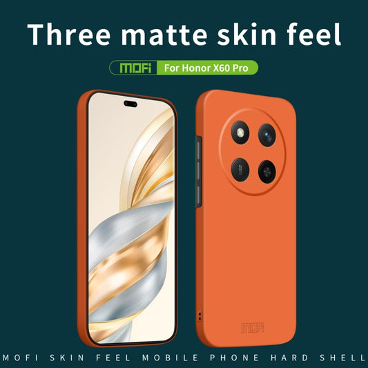 For Honor X60 Pro MOFI Qin Series Skin Feel All-inclusive PC Phone Case(Black) - Honor Cases by MOFI | Online Shopping UK | buy2fix