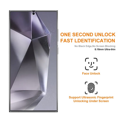 For Samsung Galaxy S25 Ultra 5G ENKAY 0.18mm High Aluminum-silicon Tempered Glass Film, Support Ultrasonic Fingerprint Unclock - Galaxy S25 Ultra 5G Tempered Glass by ENKAY | Online Shopping UK | buy2fix